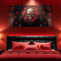 3D Rose and Skull Wall Art III by Tailored Canvases