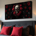 3D Rose and Skull Wall Art III by Tailored Canvases