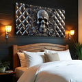 3D Rose And Skull Wall Art IV by Tailored Canvases