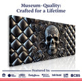 3D Rose And Skull Wall Art IV by Tailored Canvases