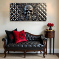 3D Rose And Skull Wall Art IV by Tailored Canvases