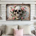 3D Rose And Skull Wall Art V by Tailored Canvases