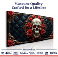 3D Rose and Skull Wall Art VII by Tailored Canvases