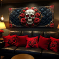 3D Rose and Skull Wall Art VII by Tailored Canvases