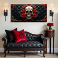 3D Rose and Skull Wall Art VII by Tailored Canvases