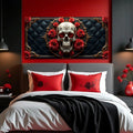 3D Rose and Skull Wall Art VII by Tailored Canvases