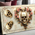 3D Vintage Skull Wall Art by Tailored Canvases
