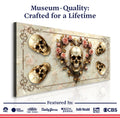 3D Vintage Skull Wall Art by Tailored Canvases