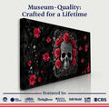3D Vintage Skull Wall Art II by Tailored Canvases