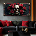 3D Vintage Skull Wall Art III by Tailored Canvases