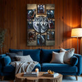 3D Wolf Collage Wall Art by Tailored Canvases