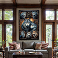 3D Wolf Collage Wall Art III by Tailored Canvases