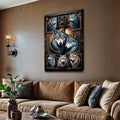 3D Wolf Collage Wall Art III by Tailored Canvases