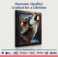 3D Wolf Wall Art by Tailored Canvases