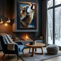 3D Wolf Wall Art by Tailored Canvases