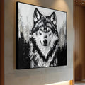 3D Wolf Wall Art IV by Tailored Canvases