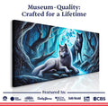 3D Wolves Wall Art by Tailored Canvases