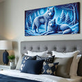 3D Wolves Wall Art II by Tailored Canvases