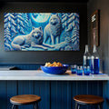 3D Wolves Wall Art V by Tailored Canvases