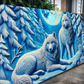 3D Wolves Wall Art V by Tailored Canvases