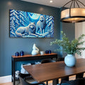 3D Wolves Wall Art V by Tailored Canvases