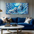 3D Wolves Wall Art V by Tailored Canvases