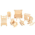 3D Wooden Dollhouse Furniture Puzzles by DailySale