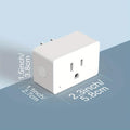 2-Pack: WiFi Smart Plug – 15A, Timer & App Control, Works with Alexa & Google Home by DailySale