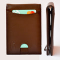 Avera Group Slim Genuine Leather Rfid Blocking Bifold Wallet With Money Clip by Avera Group