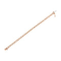 14KT Rose Gold Plated Sterling Silver Diamond S Link Tennis Bracelet (2 cttw, J-K Color, I1-I2 Clarity) - Size 7.5" by Bids.com