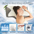 Ergonomic Memory Foam Neck Pillow – Slow Rebound, Back & Side Sleeper by DailySale