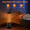 Portable Electric Space Heater with Remote & Thermostat by DailySale