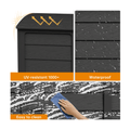 75-Gallon Outdoor Storage Box with Handles – Black by DailySale