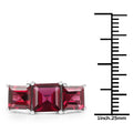 4.87 Carat Genuine Rhodolite .925 Sterling Silver Ring by Bids.com