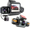 360° Car Drive Recorder – Night Vision, 1080p, 4-Channel by DailySale