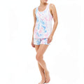 Roudelain Printed Tank Top and Shorts Loungewear Set, Size Medium by Vanessa Jane