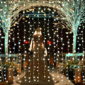 3m x 2m Cool White Waterproof Curtain Fairy String Lights with 8 Modes by DailySale