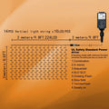 3m x 2m Cool White Waterproof Curtain Fairy String Lights with 8 Modes by DailySale