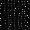3m x 2m Cool White Waterproof Curtain Fairy String Lights with 8 Modes by DailySale