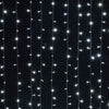 3Mx3M White 300 LED Curtain Fairy String Light 8 Models Garden Patio Party Decoration