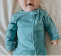 3pc footie set | koala vintage aqua & heather grey by Finn + Emma