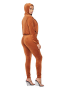 3 PC Velour Hoody Suit by The House of Stylez