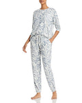 Aqua Happy Waves Pajama Set by Vanessa Jane