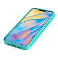 Sahara Clear Teal Hard Shell Case - iPhone 12 mini by Zerodamage Sahara Case LLC