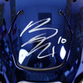 Bo Nix Signed Broncos Full-Size Authentic On-Field Chrome Alternate Speedflex Helmet (Beckett) by Price Is Right Miami