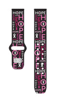 Breast Cancer Awareness HD Watchband for Samsung, Garmin, Fossil, and More by Affinity Bands
