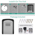 4-Digit Combination Password Wall Mounted Key Storage Lock Box by DailySale