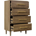 4 Drawer Cabinet Dresser Closet Wooden Dresser by DailySale