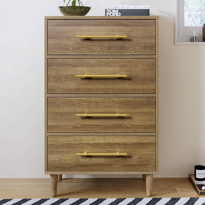 4 Drawer Cabinet Dresser Closet Wooden Dresser by DailySale