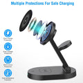 4-in-1 15W Foldable Magnetic Wireless Charging Station by DailySale
